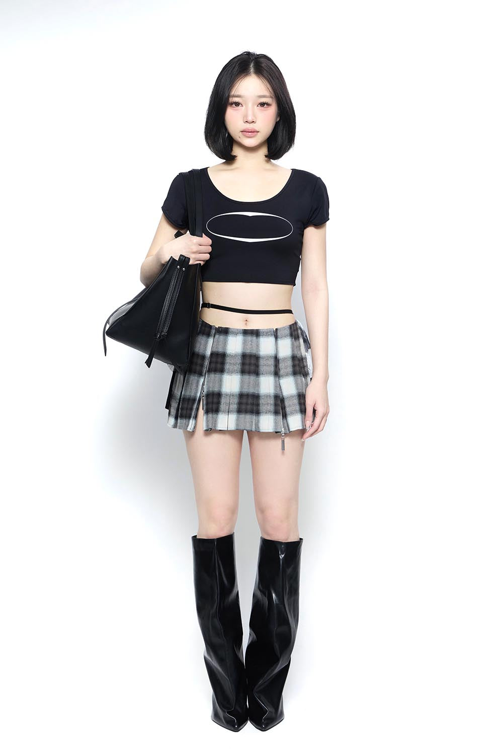 THEREDTHREAD / ザレッドスレッド】S half mini skirt bug check