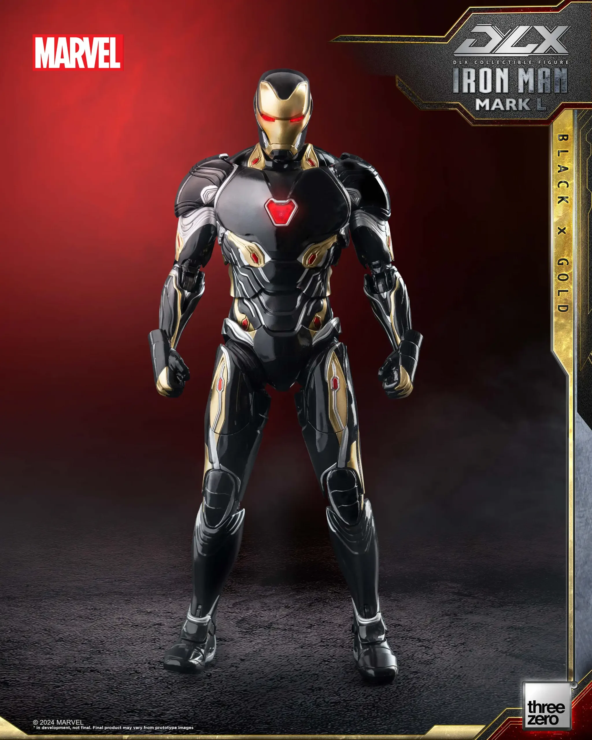 MarvelDLX Iron Man Mark 50 (Black X Gold) – threezero store
