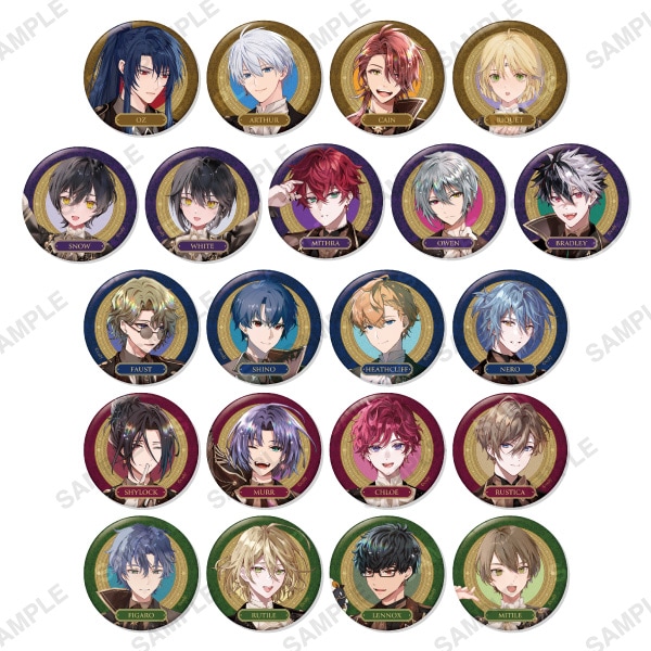 まほやく monochrome 缶バッジコンプ トレーディング缶バッジ