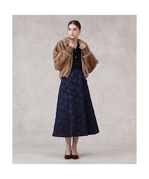 ラメフラワーフクレジャカードフレア スカート | ANAYI/アナイ | 三越