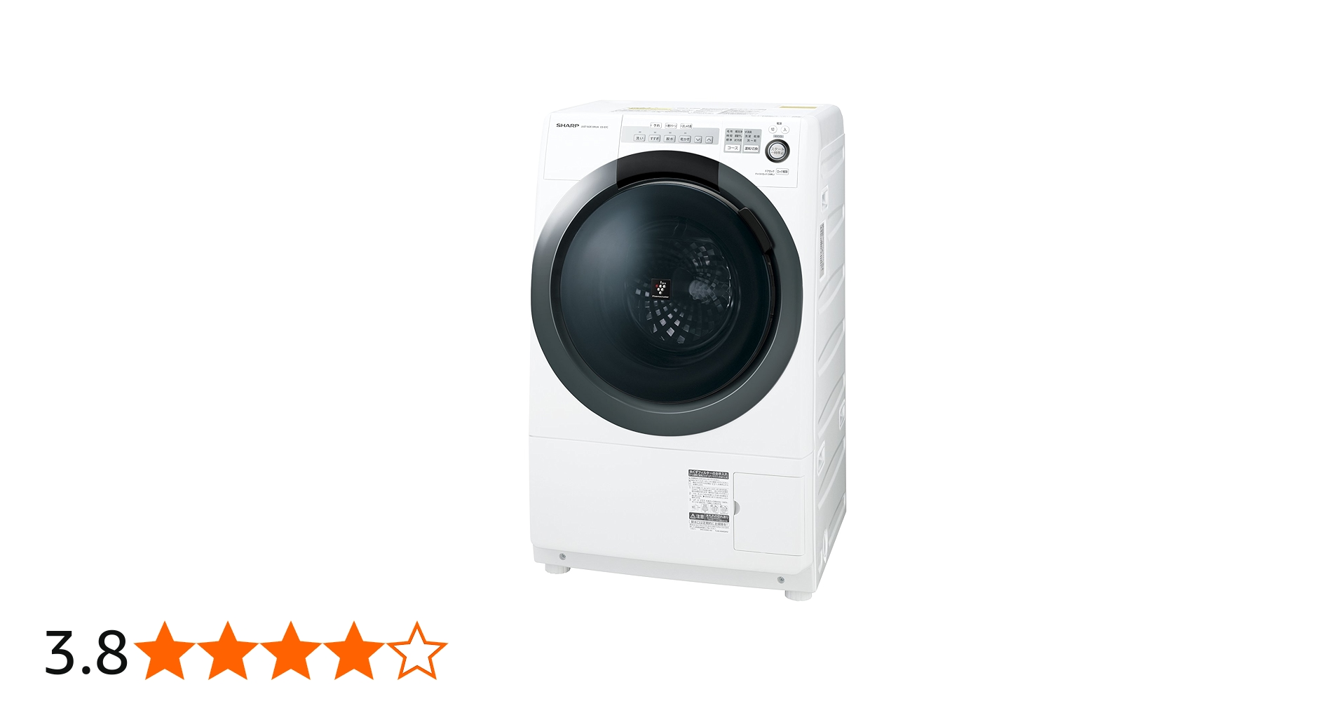 Amazon | シャープ SHARP コンパクトドラム 左開き ES-S7C-WL 洗濯