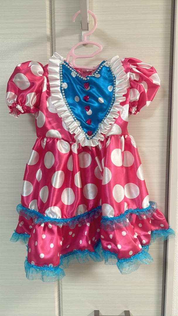 【即納可】【ミニパル】ミニー衣装110cm 控えめに言って幸せすぎました！！ この衣装をあんな至近距離で見れて