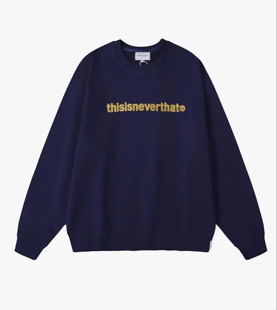 thisisneverthat® ネイビー スウェット M ネバザ thisisneverthat ネバザ ディスイズネバーザット スウェット - メルカリ