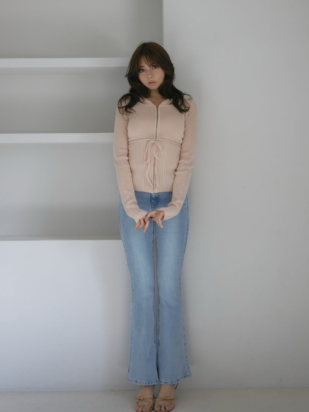 ANDMARY】Angel crochet hood tops