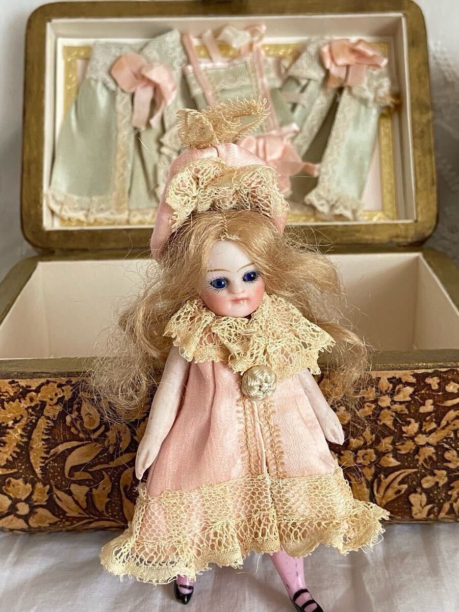 Yahoo!オークション - アンティークフレンチミニョネット プレゼンテー