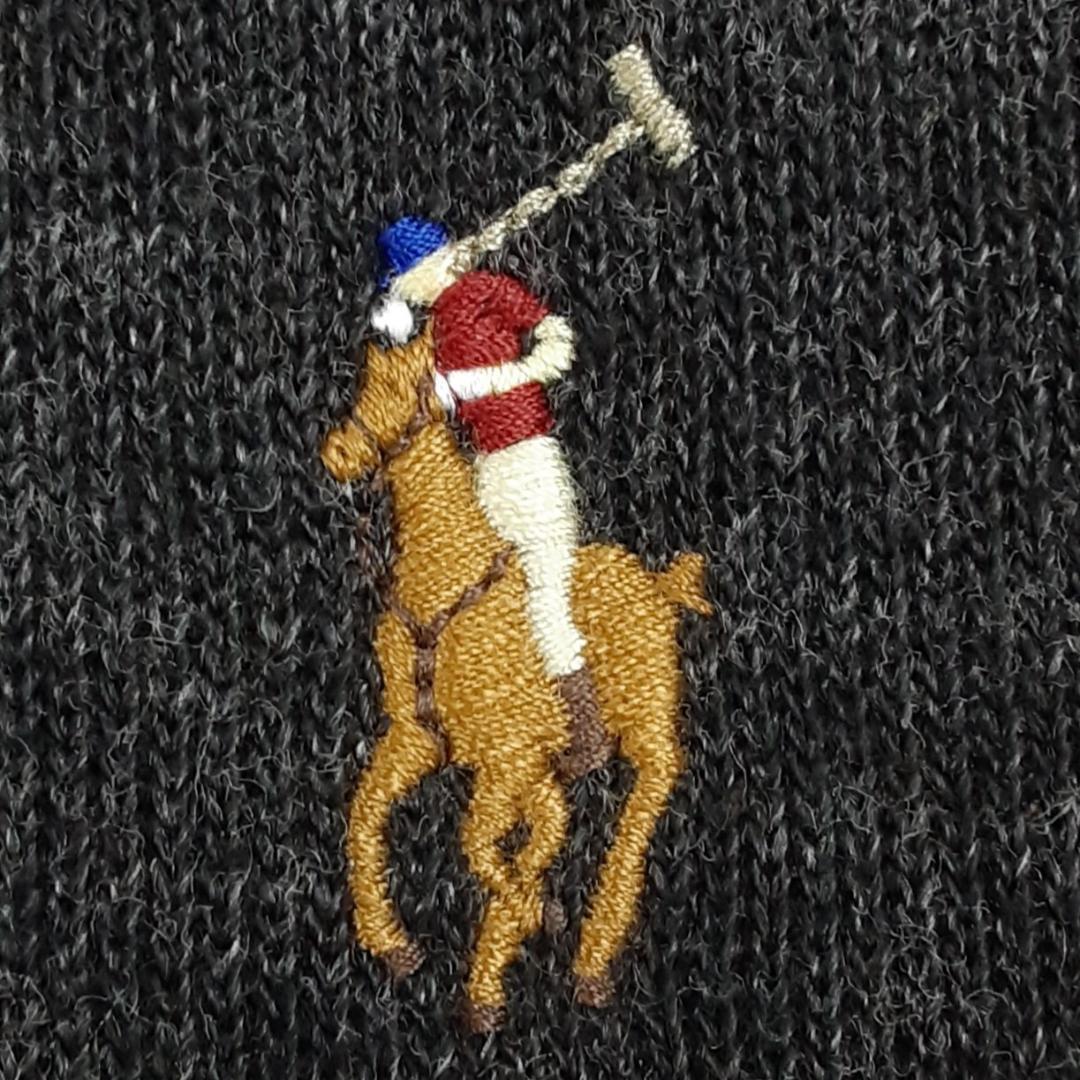 美品 ポロラルフローレン ハーフジップフリース 現行タグ QRコード