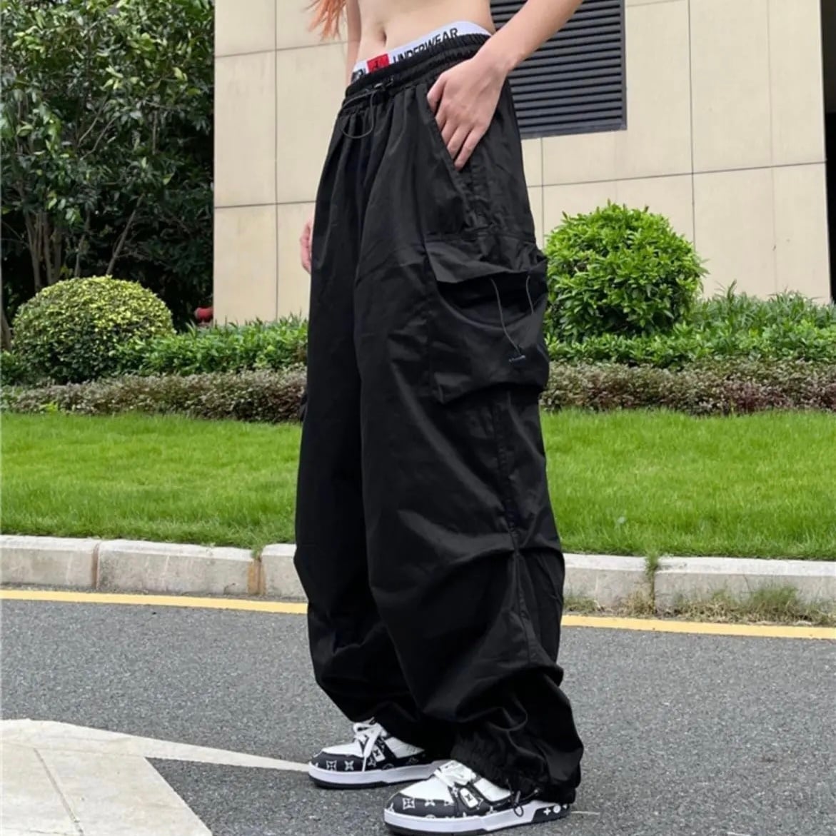 Sサイズ即納あり/Y2Kカーゴパンツ（ブラック） | select shop CRANK